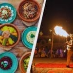 Traditional Moroccan dinner under the stars in Agafay Desert